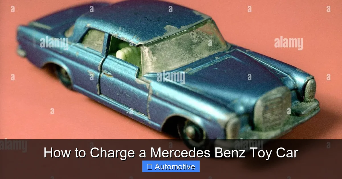 How to Charge a Mercedes Benz Toy Car