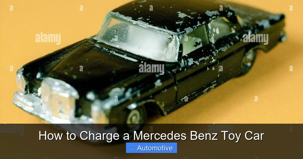 How to Charge a Mercedes Benz Toy Car