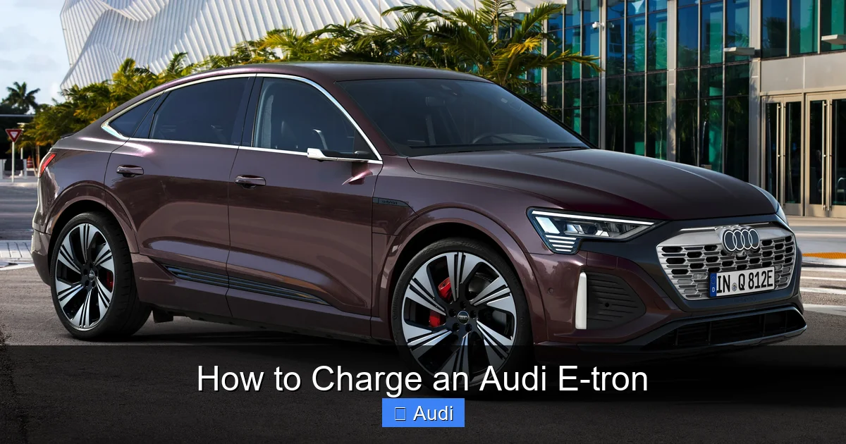 How to Charge an Audi E-tron
