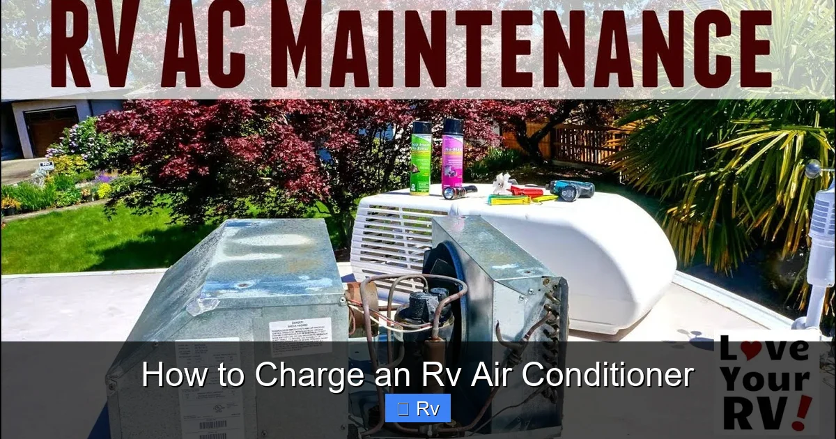 How to Charge an Rv Air Conditioner