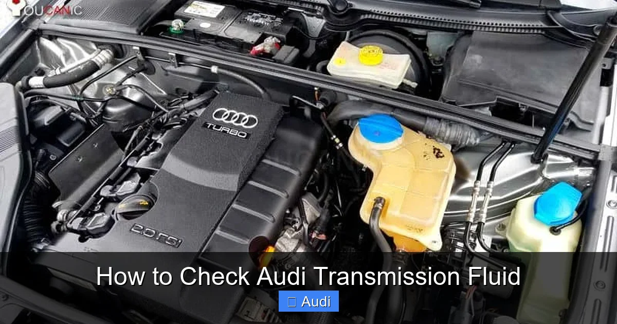 How to Check Audi Transmission Fluid