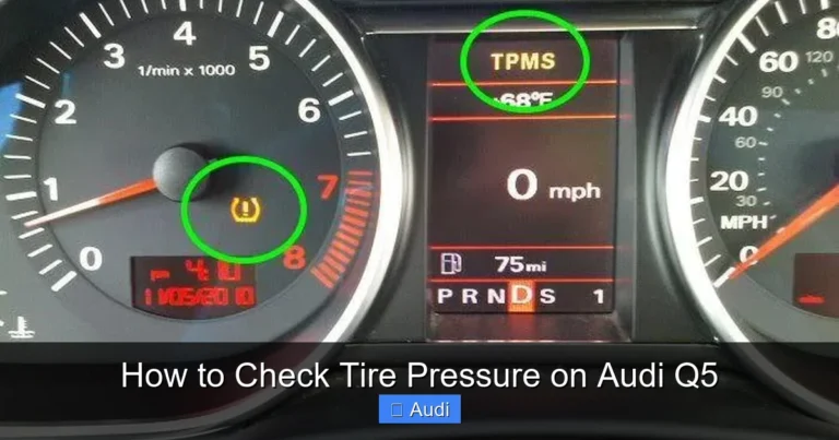 How to Check Tire Pressure on Audi Q5