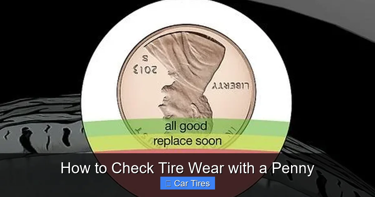 How to Check Tire Wear with a Penny