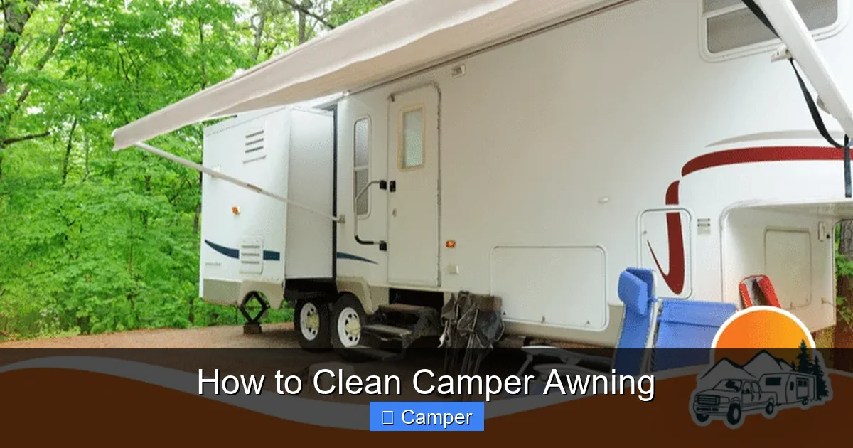 How to Clean Camper Awning