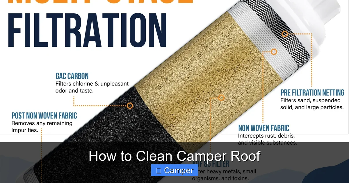 How to Clean Camper Roof