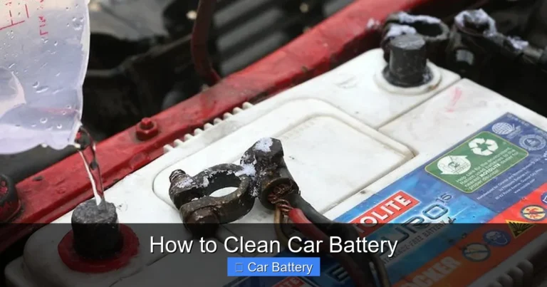 How to Clean Car Battery
