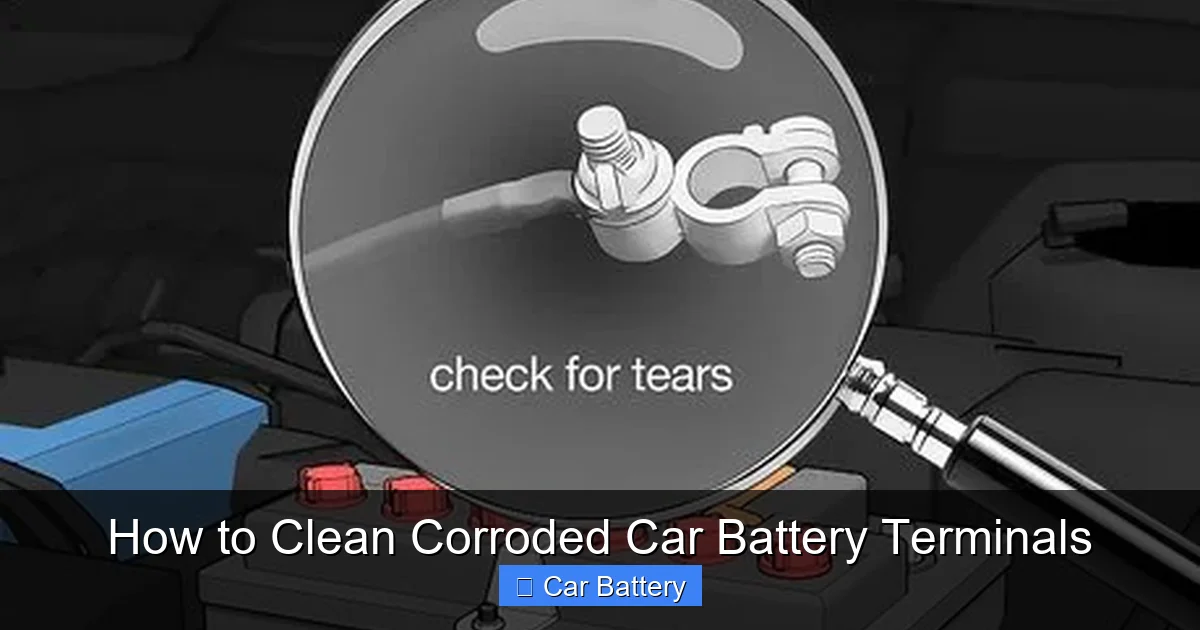 How to Clean Corroded Car Battery Terminals