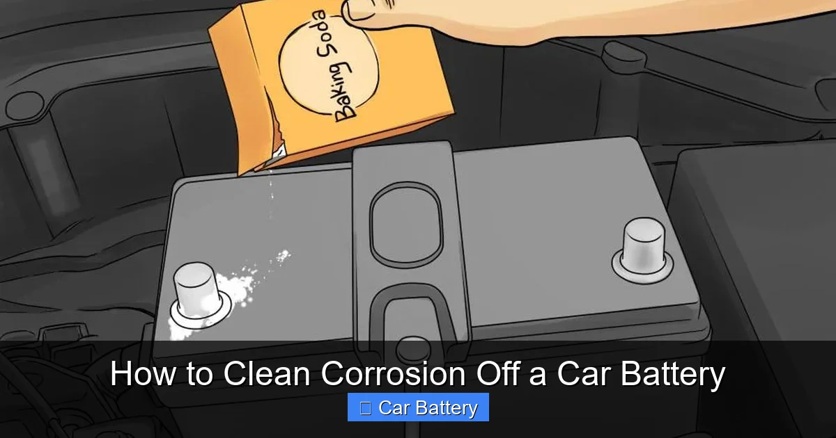 How to Clean Corrosion Off a Car Battery