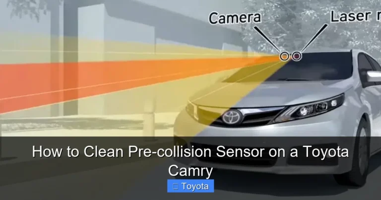 How to Clean Pre-collision Sensor on a Toyota Camry
