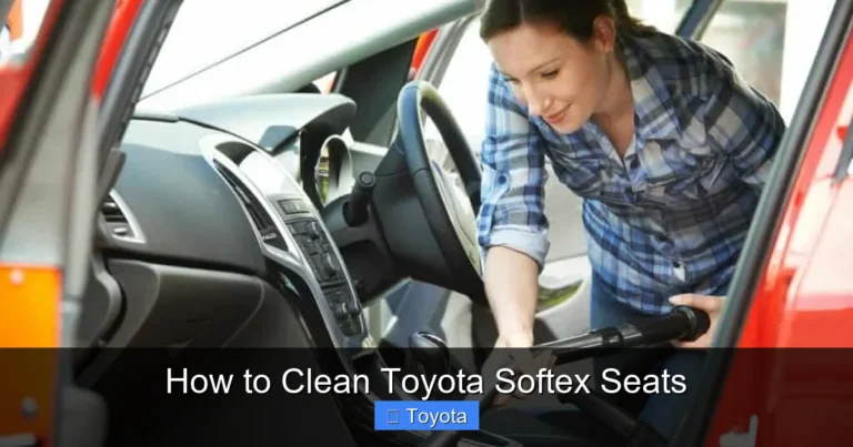 How to Clean Toyota Softex Seats