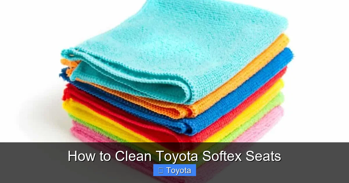 How to Clean Toyota Softex Seats