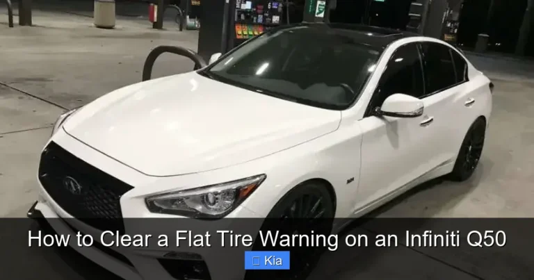 How to Clear a Flat Tire Warning on an Infiniti Q50