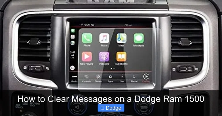 How to Clear Messages on a Dodge Ram 1500