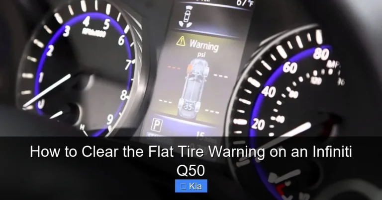How to Clear the Flat Tire Warning on an Infiniti Q50