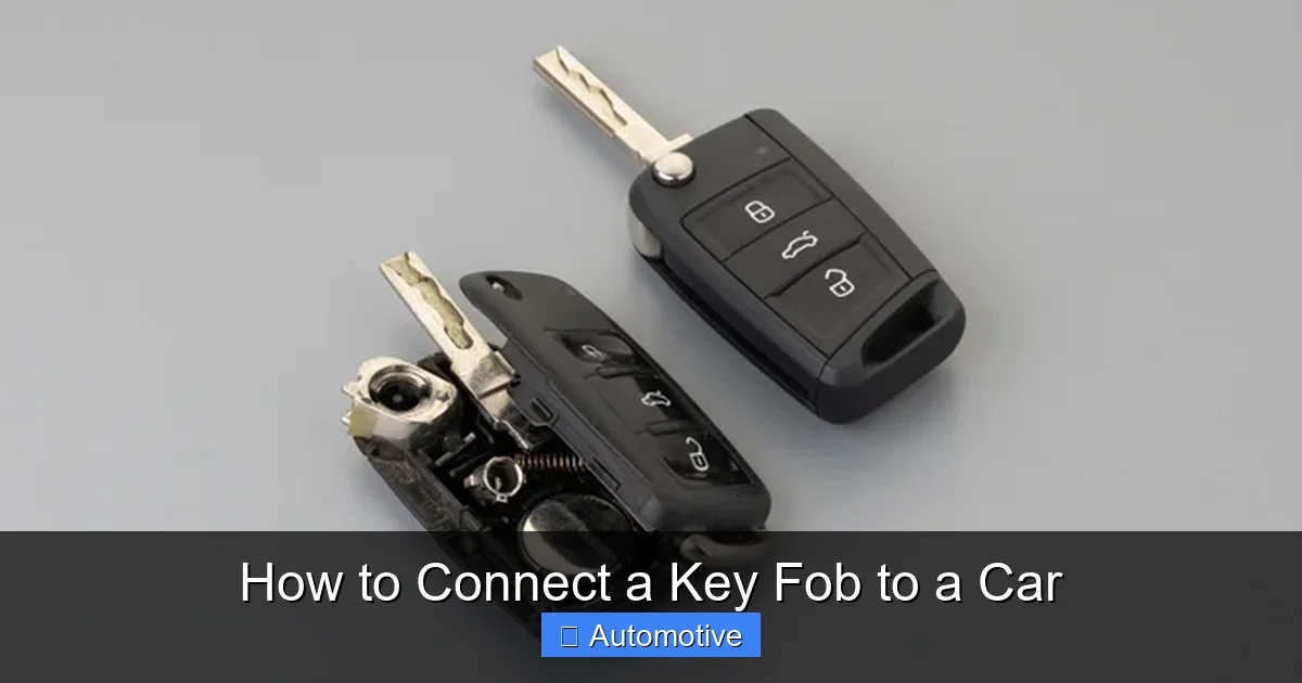 How to Connect a Key Fob to a Car