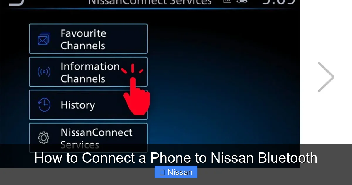 How to Connect a Phone to Nissan Bluetooth