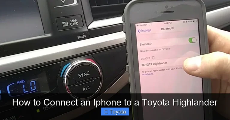 How to Connect an Iphone to a Toyota Highlander