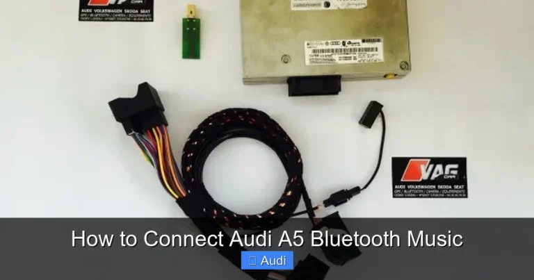 How to Connect Audi A5 Bluetooth Music