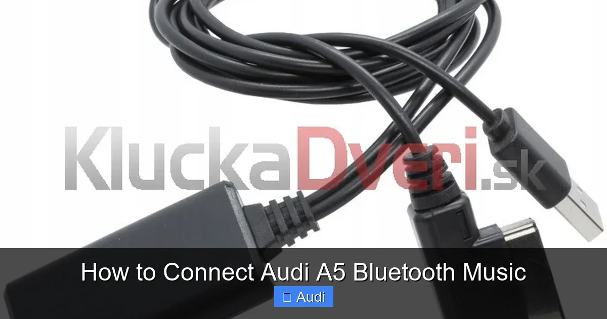How to Connect Audi A5 Bluetooth Music