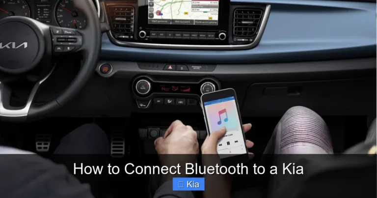 How to Connect Bluetooth to a Kia