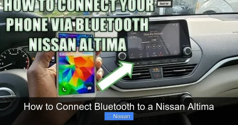 How to Connect Bluetooth to a Nissan Altima