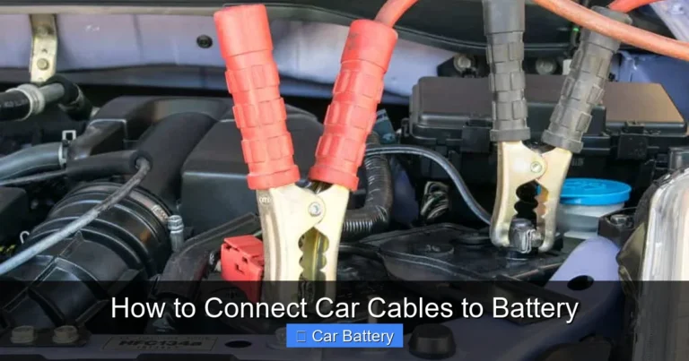 How to Connect Car Cables to Battery