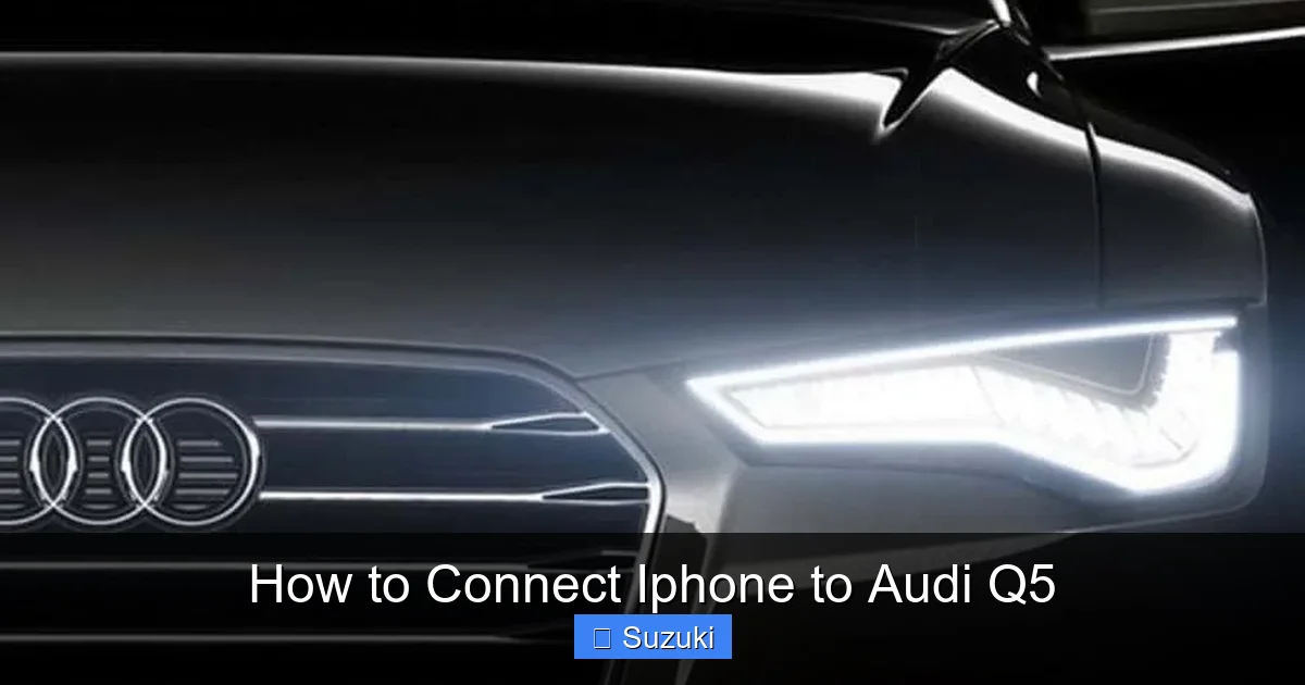 How to Connect Iphone to Audi Q5