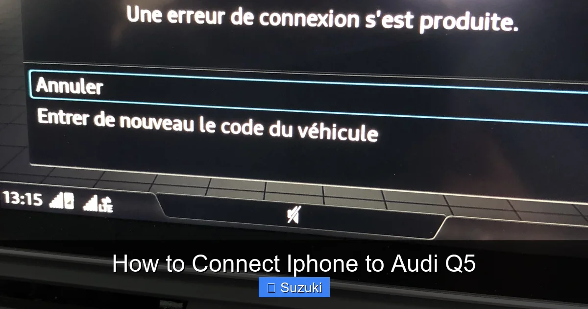 How to Connect Iphone to Audi Q5