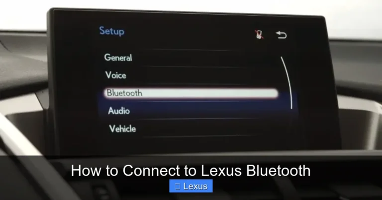 How to Connect to Lexus Bluetooth