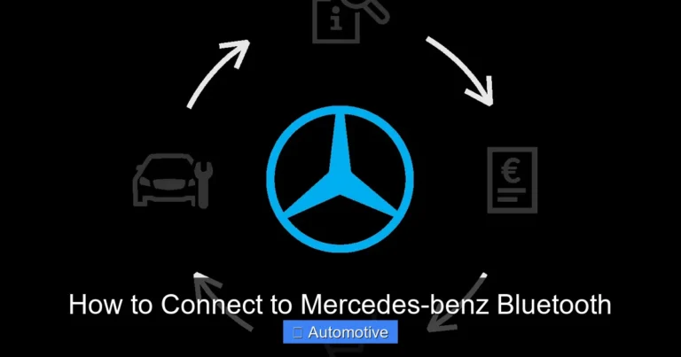 How to Connect to Mercedes-benz Bluetooth