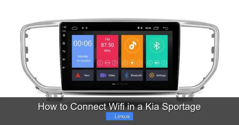 How to Connect Wifi in a Kia Sportage
