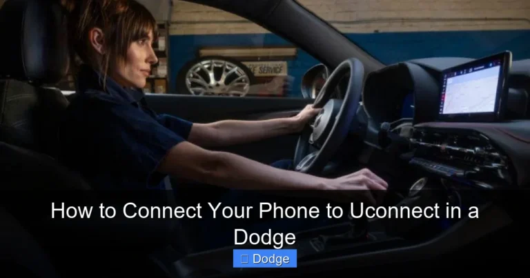 How to Connect Your Phone to Uconnect in a Dodge