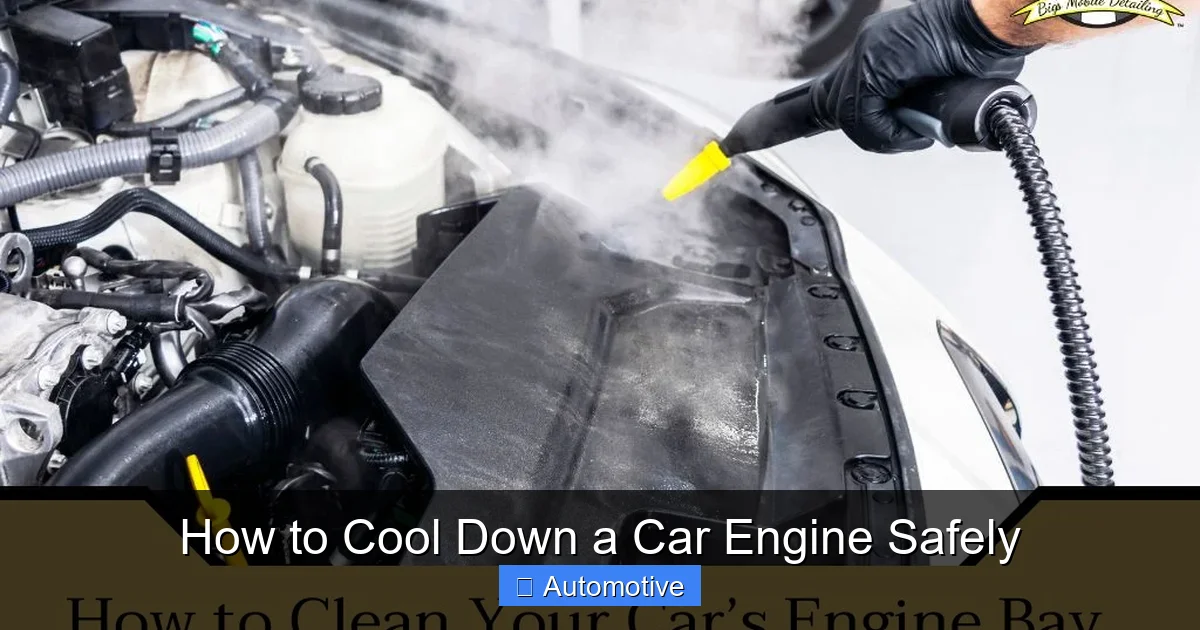 How to Cool Down a Car Engine Safely