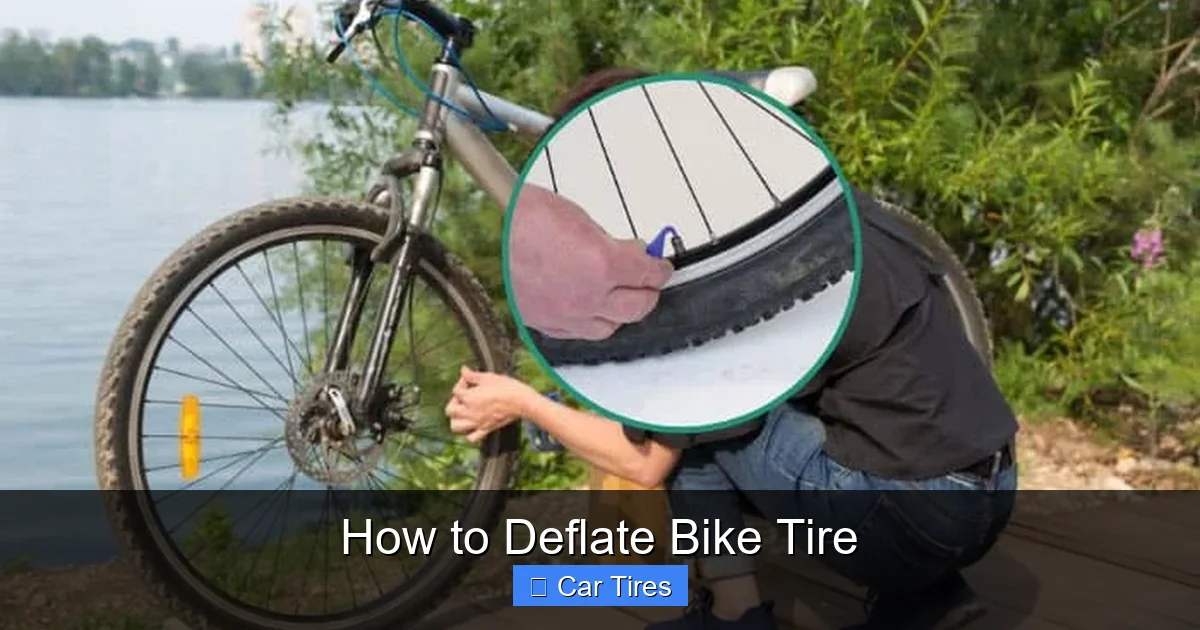 How to Deflate Bike Tire