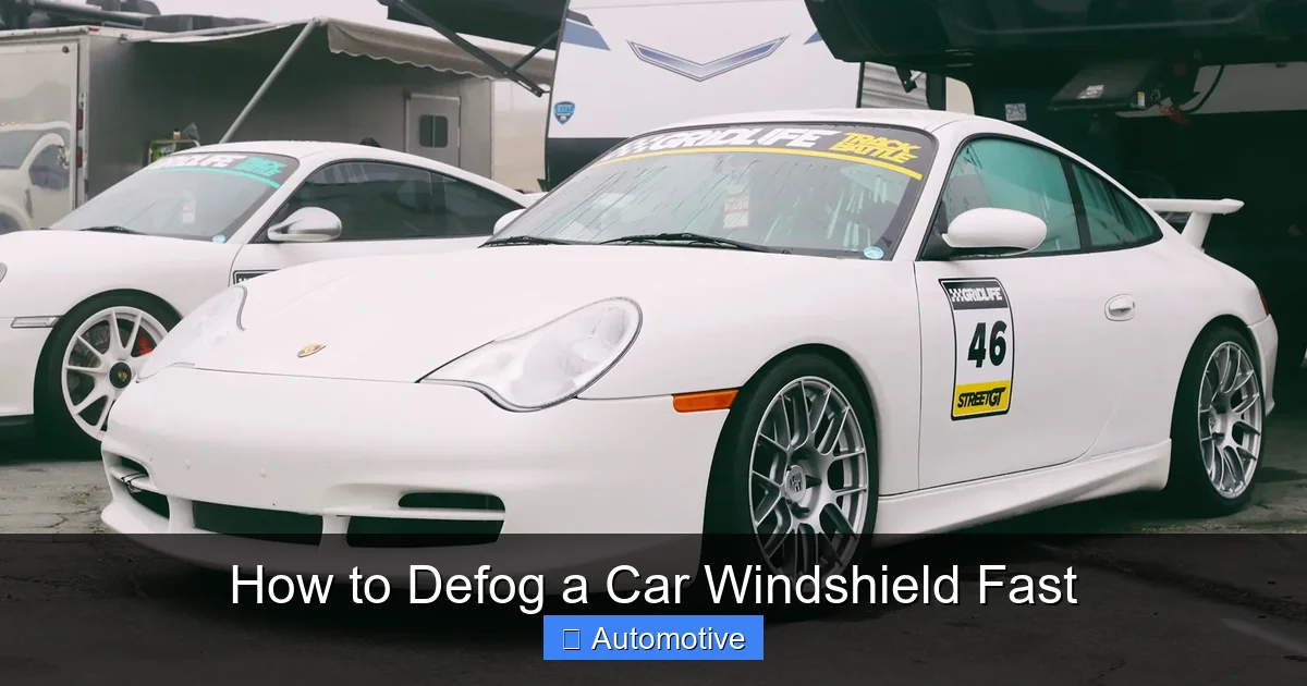 How to Defog a Car Windshield Fast