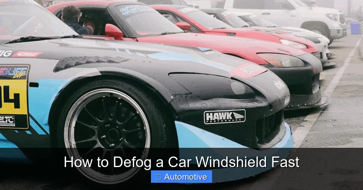 How to Defog a Car Windshield Fast