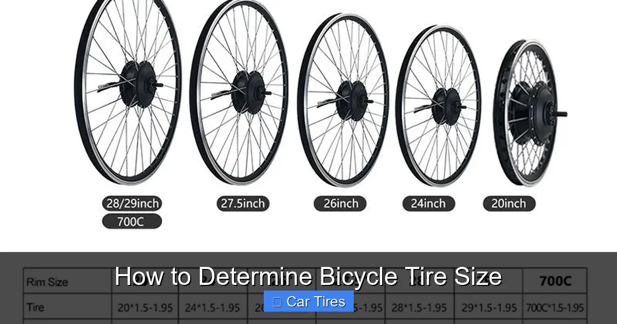 How to Determine Bicycle Tire Size