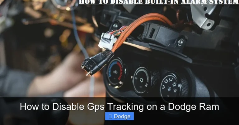 How to Disable Gps Tracking on a Dodge Ram