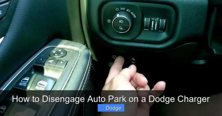 How to Disengage Auto Park on a Dodge Charger