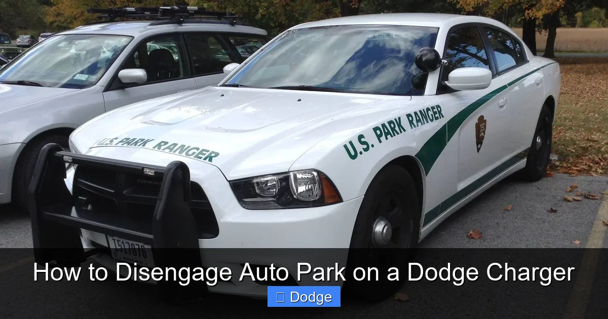 How to Disengage Auto Park on a Dodge Charger