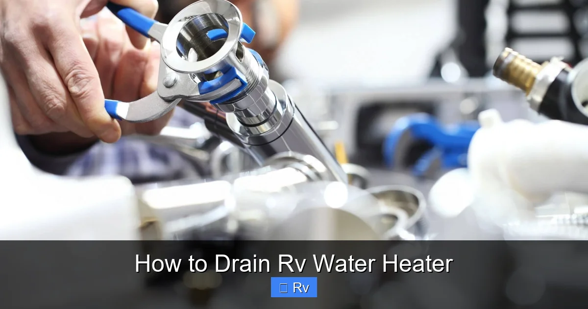 How to Drain Rv Water Heater