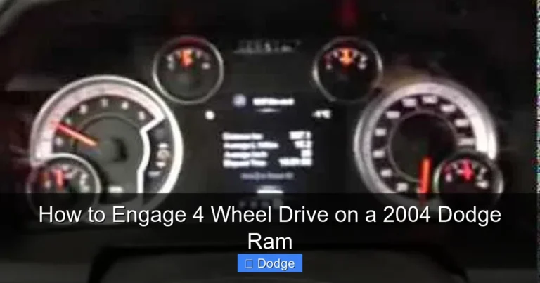 How to Engage 4 Wheel Drive on a 2004 Dodge Ram