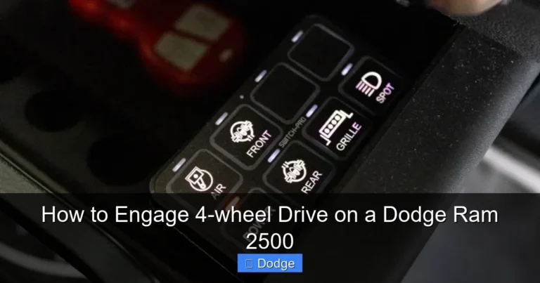 How to Engage 4-wheel Drive on a Dodge Ram 2500