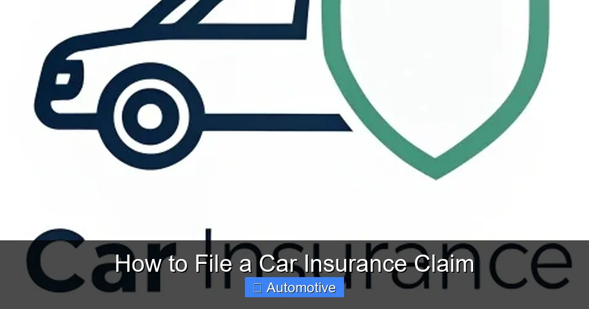How to File a Car Insurance Claim