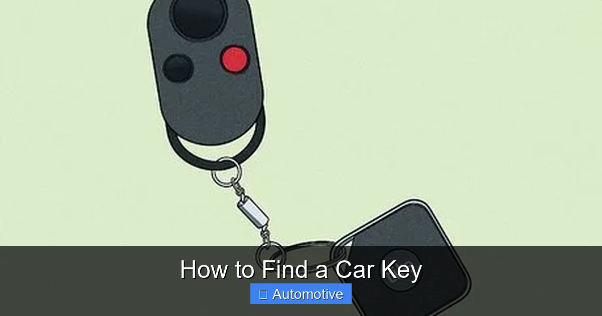How to Find a Car Key