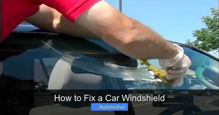 How to Fix a Car Windshield