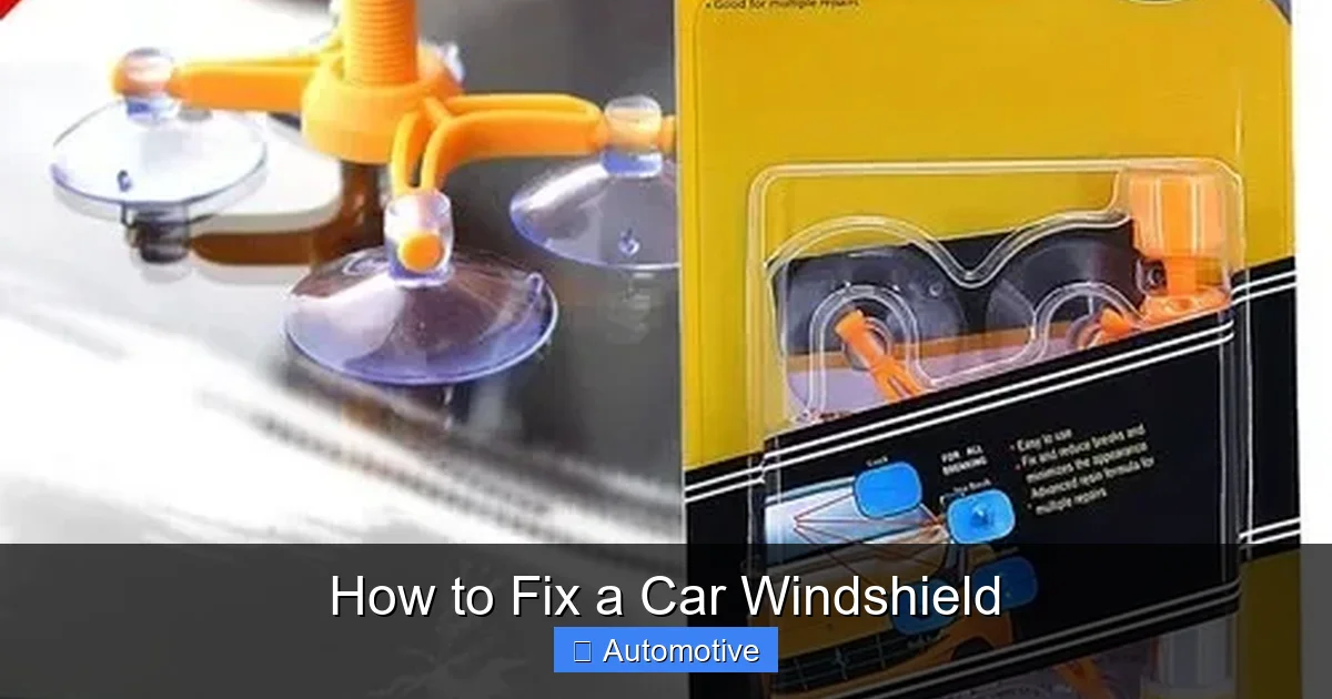 How to Fix a Car Windshield