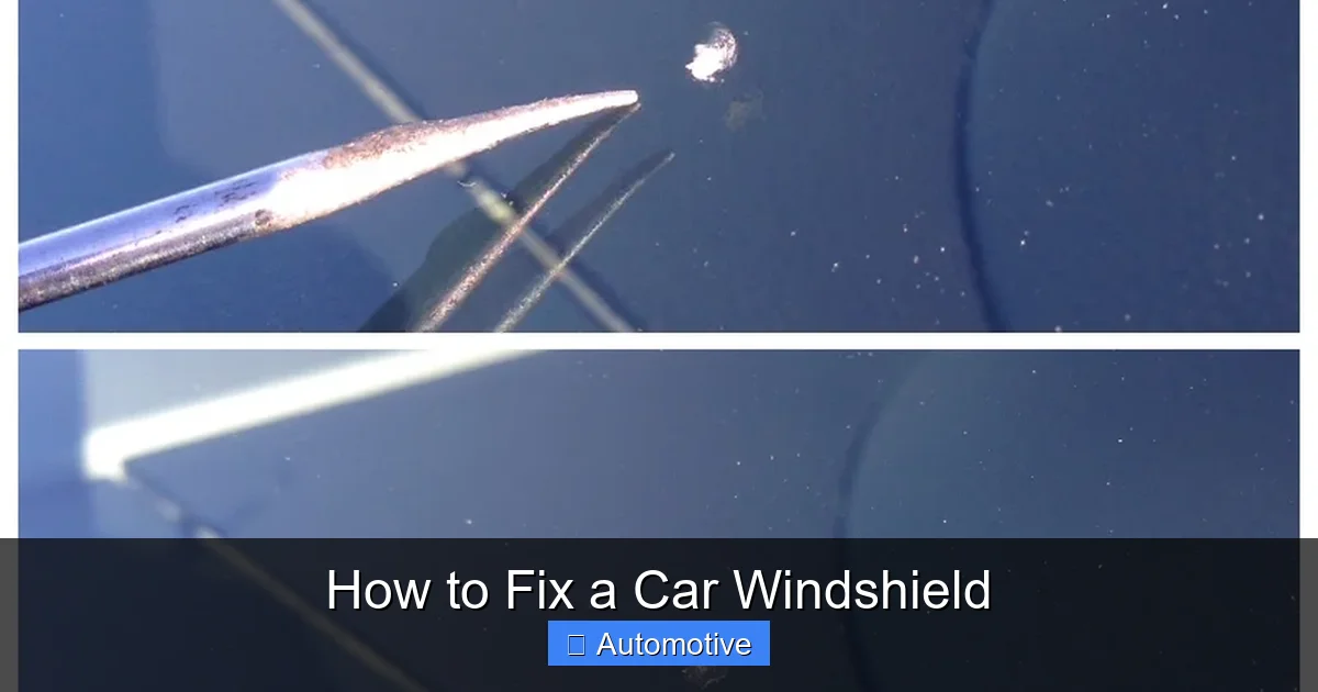 How to Fix a Car Windshield