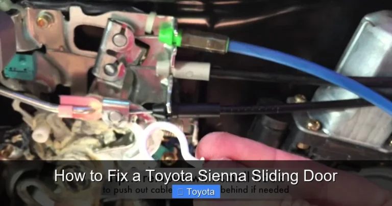 How to Fix a Toyota Sienna Sliding Door