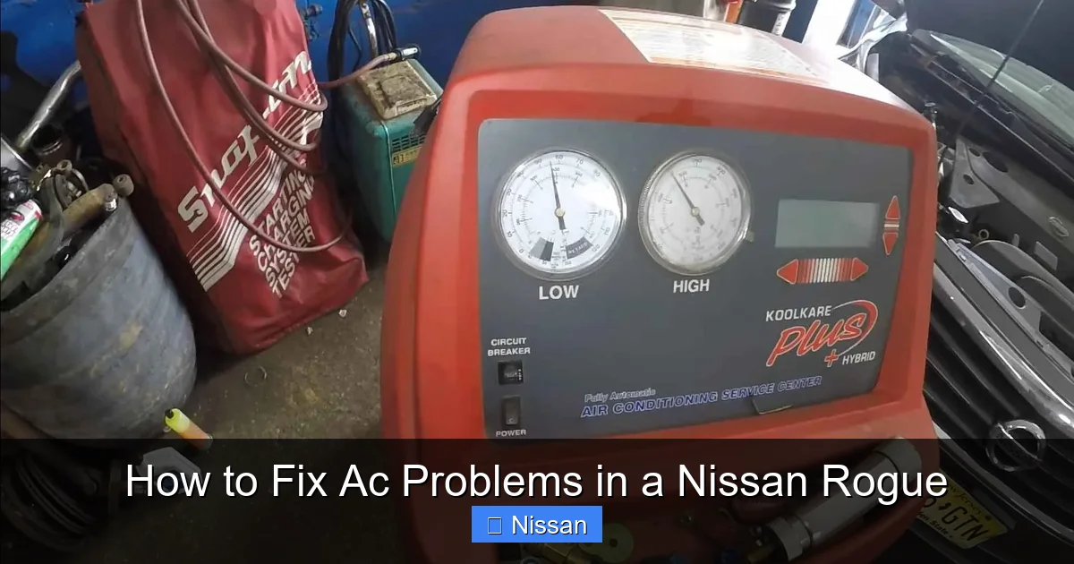 How to Fix Ac Problems in a Nissan Rogue